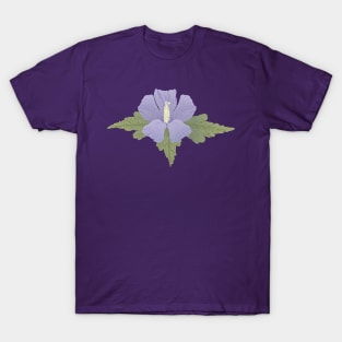 Mauve Hibiscus T-Shirt